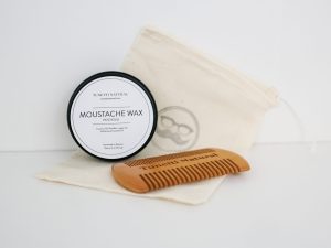 Moustache Wax & Comb Gift Set