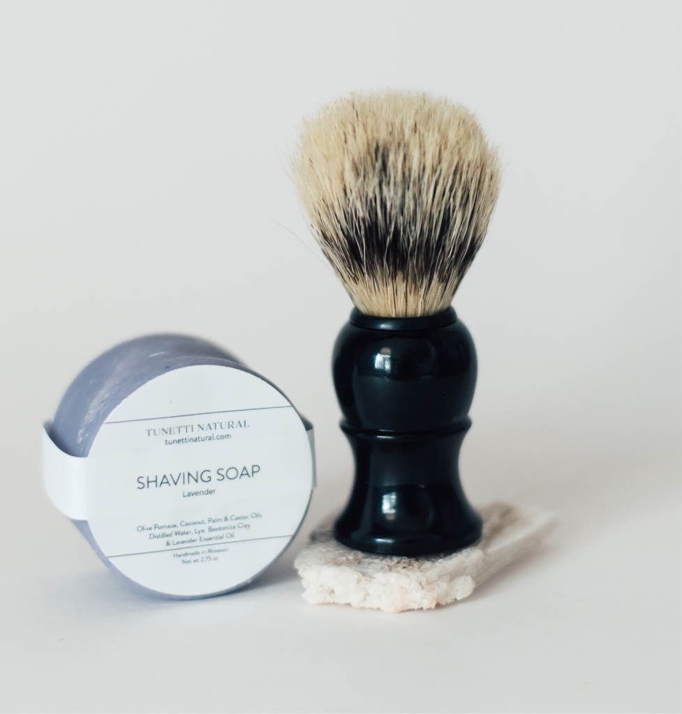 Shaving Soap and Brush