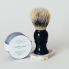 Shaving Soap and Brush